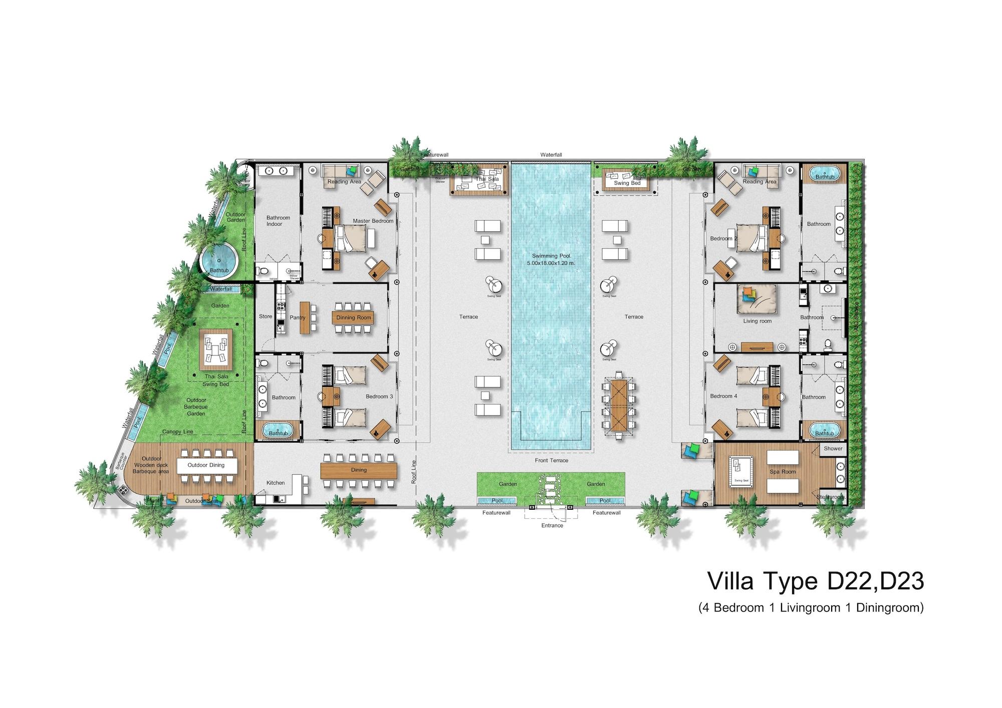 Dhevan Dara Resort & Spa Hua Hin - Pool Villa Exterior foto